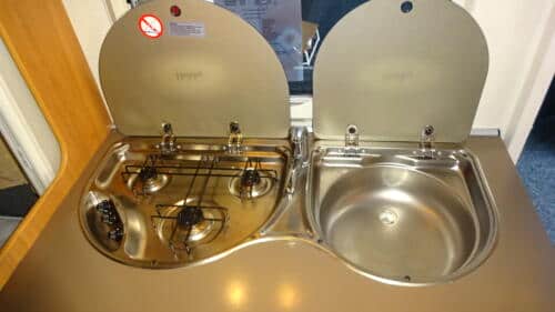 HOBBY De LUXE  495 UL 2010 ENKELE BEDDEN RONDZIT - Afbeelding 13