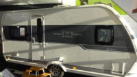 HOBBY de LUXE 460 UFe 2015 VASTBED RONDZIT  AIRCO VOORTENT