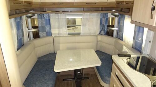HOBBY de LUXE 460 UFe 2015 VASTBED RONDZIT  AIRCO VOORTENT - Afbeelding 22