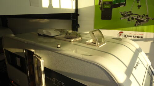 HOBBY de LUXE 460 UFe 2015 VASTBED RONDZIT  AIRCO VOORTENT - Afbeelding 5