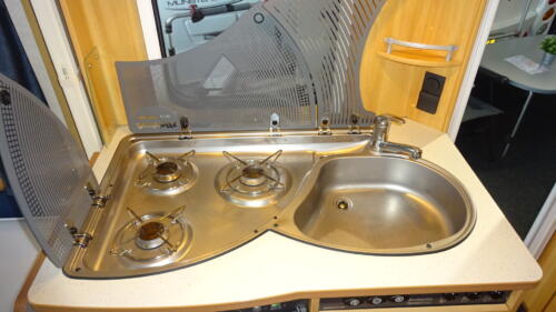 DETHLEFFS CAMPER 450 V 2010 ENKELE BEDDEN RONDZIT MOVER Voortent - Afbeelding 9