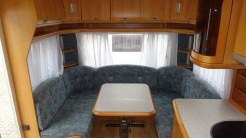 HOBBY Excellent Easy 540 UL 2005 Enkele Bedden en Rondzit Ventura Voortent 3 m - Afbeelding 19