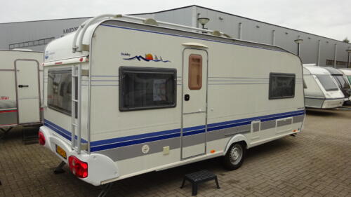 HOBBY Excellent Easy 540 UL 2005 Enkele Bedden en Rondzit Ventura Voortent 3 m - Afbeelding 4