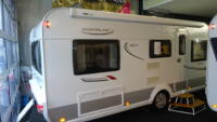 LMC Munsterland MUSICA 490 E 2012 ENKELE BEDDEN Rondzit MOVER AIRCO WANDCASSETTE VOORTENT