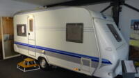 HOBBY Excellent Easy 460 UFe 2005 VASTBED RONDZIT Mover Voortent TOP