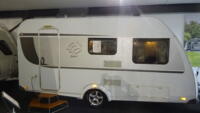 KNAUS SPORT 420 QD 2014 VASTBED (dwars) TREINZIT MOVER Voortent TOP